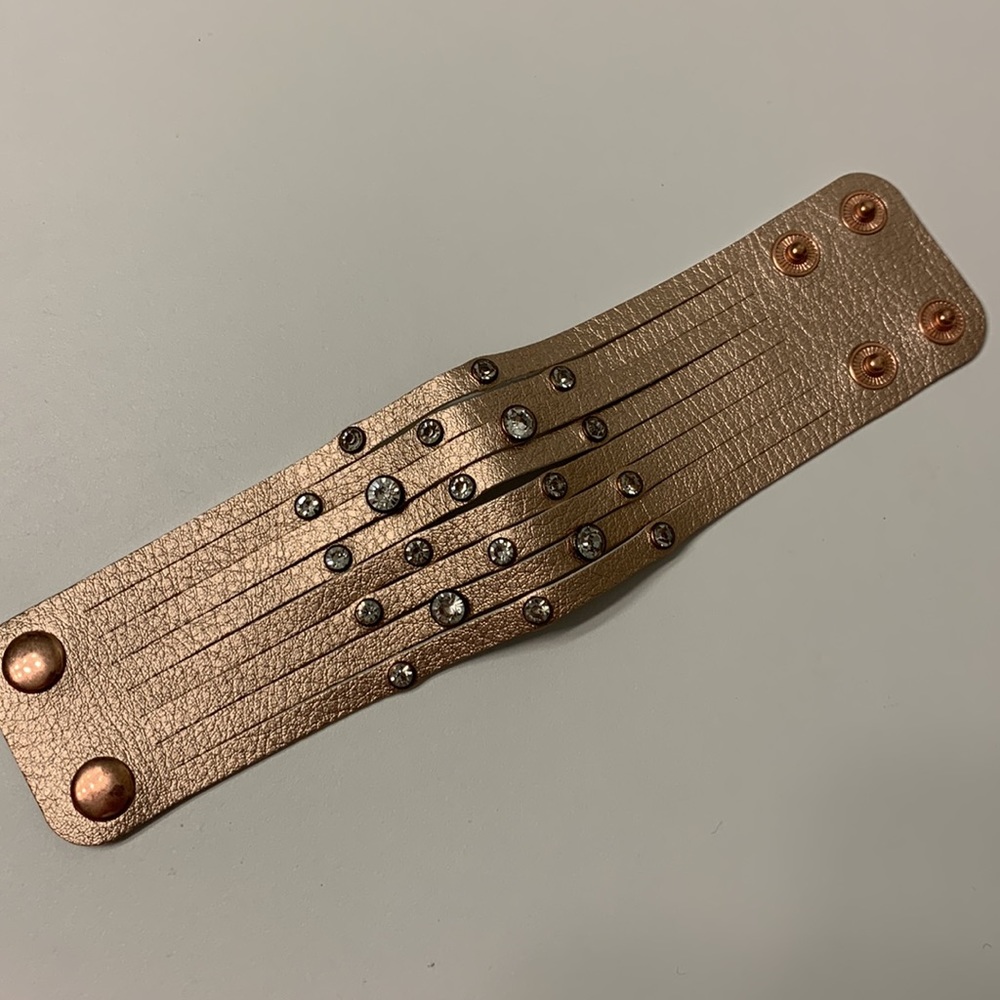 Copper/Rose Gold Wrap Bracelet - Picture 7 of 9